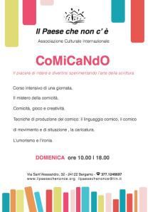 CoMiCandO laboratorio di scrittura comica