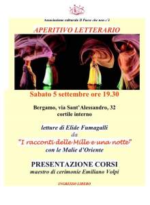 APERITIVO 5 SETTEMBRE