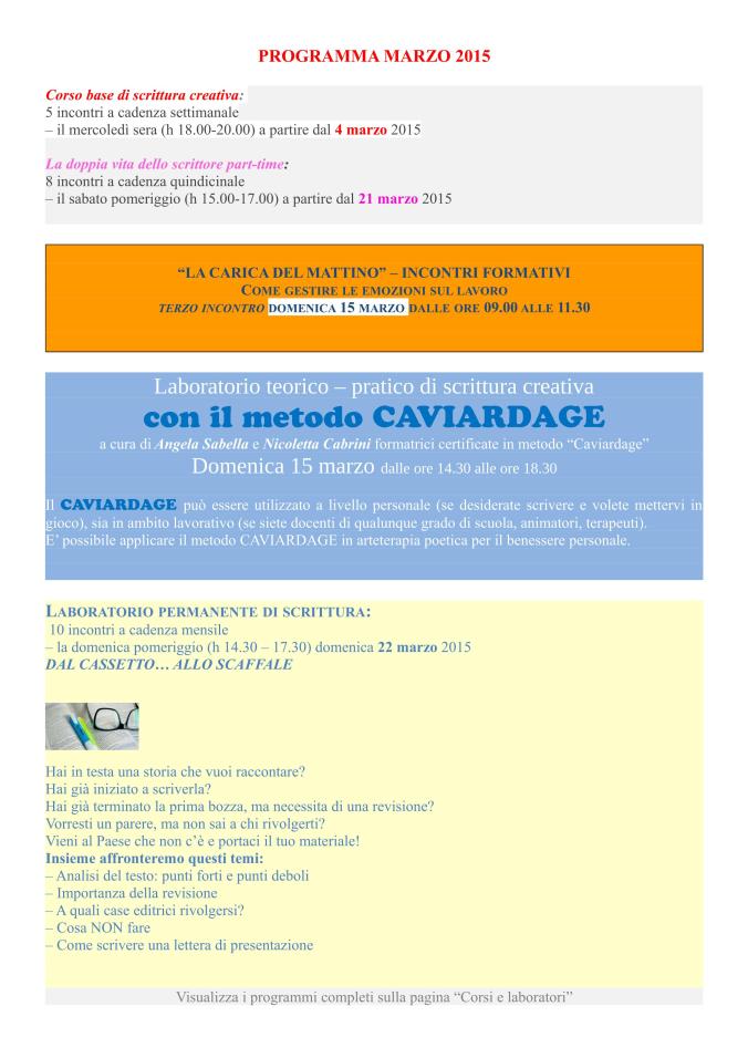 PROGRAMMA MARZO_01
