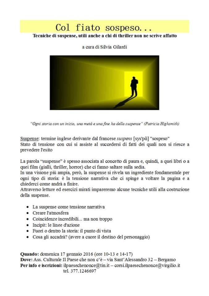 corso suspense immagine