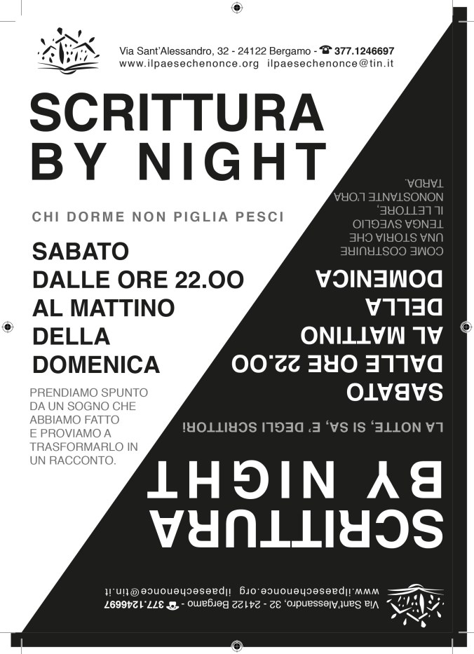 scrittura by night
